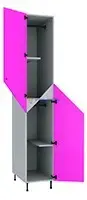 Z-Shaped Lockers for Changing Rooms